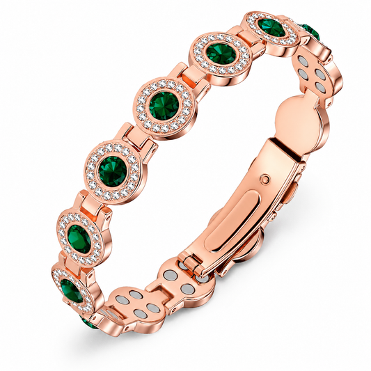Handcrafted Copper Magnetic Bracelet for Women