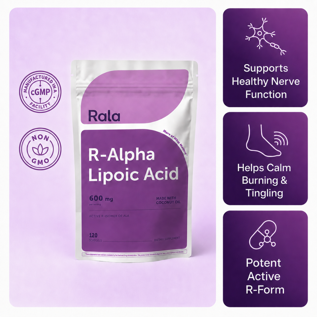 R-Alpha Lipoic Acid 600mg Softgels